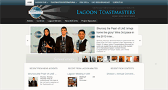 Desktop Screenshot of lagoontoastmasters.com